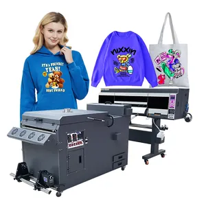 Colorsun dtf printer i3200 4 head skateboard graphics dtf impresora printer machine 60cm with dtf dryer