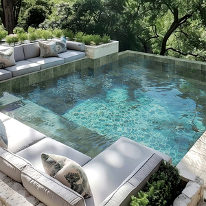 Solution Tout-en-Un Carrelage de Piscine Vert <span class=keywords><strong>Paris</strong></span> 150x150 Carreaux de Mosaïque en Céramique pour Hôtel <span class=keywords><strong>Villa</strong></span> Extérieur Lisse Mat Maison Piscine Mosaïque - Product Image 5