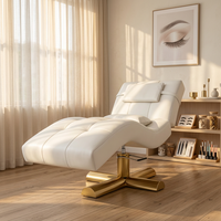 Table de massage moderne blanche, noire et colorée, mobilier de salon avec design incurvé pour salon de beauté, salon et atelier