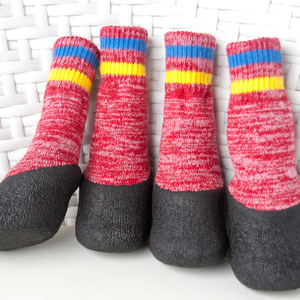 Chaussettes antidérapantes <span class=keywords><strong>pour</strong></span> <span class=keywords><strong>chien</strong></span> avec sangles réglables, forte adhérence, contrôle de la traction <span class=keywords><strong>pour</strong></span> la protection des pattes en intérieur, <span class=keywords><strong>pour</strong></span> chiens de petite, moyenne et grande taille - Product Image 6