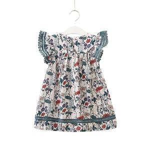 Vêtements de fête pour bébés, robes pour enfants, robe florale pour filles de style mature en provenance de Chine - Product Image 2