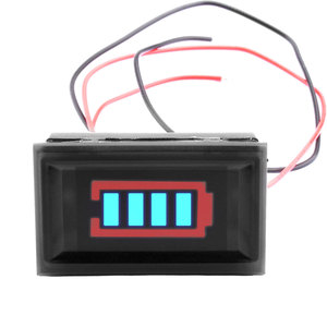 Indikator Level pengisian daya baterai mobil, indikator tampilan persentase indikator otomotif tahan air Lithium 12V 24V 36V 48V 60V 72V - Product Image 6