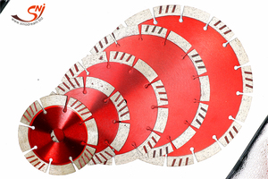 Cold Press 230mm <strong>Segmented</strong> Turbo Diamond Circular Saw <strong>Blade</strong> <strong>Cutting</strong> Disc for Stone <strong>Granite</strong> Marble Concrete - Product Image 2