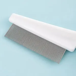 Peignes pliables pour animaux de compagnie – Outils de toilettage pour chiens et chats pour l'élimination <span class=keywords><strong>des</strong></span> <span class=keywords><strong>puces</strong></span>, <span class=keywords><strong>des</strong></span> pellicules et <span class=keywords><strong>des</strong></span> taches de larmes - Product Image 2