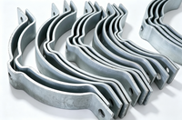 Pince de fixation réglable en acier au carbone galvanisé à chaud YX pour câble électrique de ligne aérienne – Installation facile