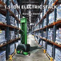Chariot élévateur électrique à portique étroit multidirectionnel MOVMES pour entrepôt frigorifique, batterie lithium-ion 48V, mât hydraulique à trois étages