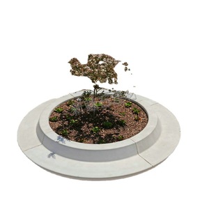 Nouvelle jardinière ovale en GRC personnalisée Magic Stone, 3 cm d'épaisseur, pour aménagement paysager de place publique - Product Image 5