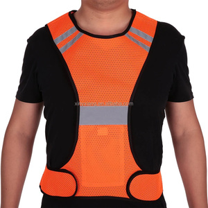 Usine En Gros Gilet De Sécurité Réfléchissant Courir Jogging Vélo Marche, Gilet De Course Réfléchissant Avec Autocollant Bonus - Product Image 2