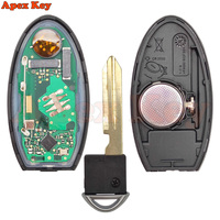 Clé télécommande intelligente sans clé S180144503 KR5TXN1 434MHz PCF7953M 4A pour Nissan Kicks Rogue 2018 2019 2020 2021
