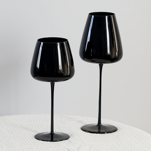 SNW Vente en gros <span class=keywords><strong>Gobelet</strong></span> de luxe unique personnalisé Verre à vin rouge Verres à vin noir - Product Image 2