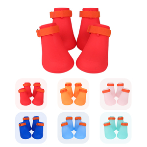 Nouvelles chaussures imperméables en silicone <span class=keywords><strong>pour</strong></span> <span class=keywords><strong>chien</strong></span> avec sangles, antidérapantes, <span class=keywords><strong>bottes</strong></span> de pluie <span class=keywords><strong>pour</strong></span> <span class=keywords><strong>chien</strong></span> d'extérieur, chaussures confortables de luxe <span class=keywords><strong>pour</strong></span> animaux de compagnie, <span class=keywords><strong>pour</strong></span> chats et chiens - Product Image 6