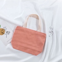 Sac fourre-tout ouvert à la main en toile de couleur unie pour filles à la mode Sac à provisions artistique de taille étudiante pour une utilisation au supermarché