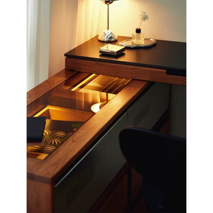 Dressing <b>Table</b> And Drawer Unit In Cherry Wood With Storage For Bedroom Use - Product Image 4