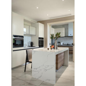 באיכות גבוהה קוורץ בגודל גדול, קוורץ אבן מלאכותית לבנה קוורץ מהונדסים קוורץ למטבח - Product Image 3