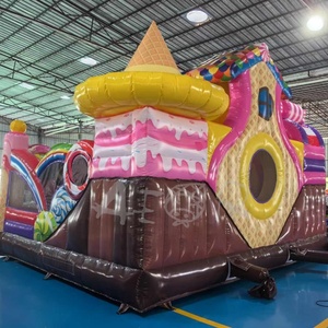 Castillo Inflable Comercial <span class=keywords><strong>de</strong></span> PVC para Niños, Castillo Inflable para Exteriores, <span class=keywords><strong>Alquiler</strong></span> <span class=keywords><strong>de</strong></span> Castillo Inflable, Combo <span class=keywords><strong>de</strong></span> Casa <span class=keywords><strong>de</strong></span> Brinco con Diseño <span class=keywords><strong>de</strong></span> Dulces - Product Image 3