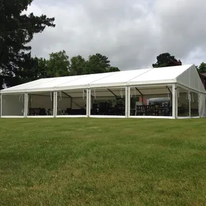 Tenda Pernikahan Tenda Tenda Pvc Bening Tahan Air Luar Ruangan Mewah untuk 500 Orang