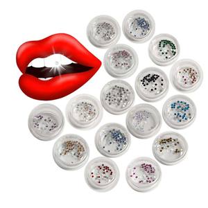 Magnifiques pierres précieuses dentaires, décorations de diamants pour les dents, ornements en cristal dentaire, 50 pièces/boîte - Product Image 2