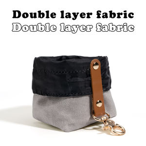 HanYang OEM Custom Portable Pet Snack Bag Outdoor <span class=keywords><strong>Dog</strong></span> Food Pouch Canvas <span class=keywords><strong>Dog</strong></span> Food Storage Bag coulisse <span class=keywords><strong>Dog</strong></span> Treat Training Bag - Product Image 6