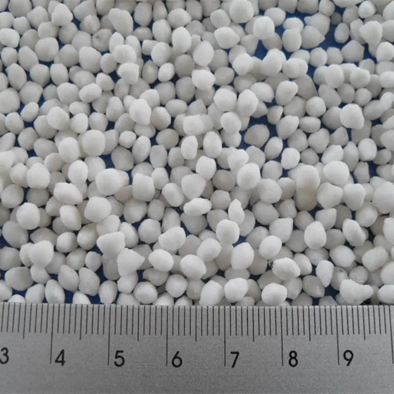 Fertilizzante azotato di grado agricolo solfato di ammonio 20.5% fertilizzante granulare bianco di dimensioni 2-5mm in vendita