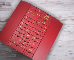 Advent <b>Calendar</b> Box for Valentine's Day & Eid | 24-Day Large Red Cardboard Box to Fill with Cosmetics, Makeup & <b>Perfume</b> - Product Image 6