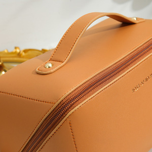 Commercio all'ingrosso della fabbrica 2024 grande borsa per il trucco impermeabile borsa cosmetica da viaggio borsa morbida <span class=keywords><strong>PU</strong></span> borsa cosmetica per le donne - Product Image 5