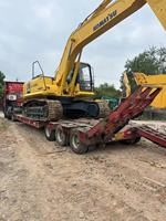 Excavatrice sur chenilles hydraulique Komatsu PC300 d'occasion, 30 tonnes, modèle 2023, boîte de vitesses, pompe, roulement testés et inspectés, vente