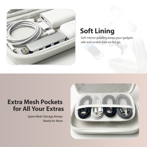 Custodia Moderna Piccola in <span class=keywords><strong>EVA</strong></span> per Accessori, Custodia Rigida per Caricabatterie, Mini Power Bank Portatile, Custodia Rigida per Hard Disk, Borsa per il Trasporto e la Conservazione - Product Image 5