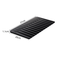 Eversoul Tapis de protection pliable en silicone pour robinet de cuisine, anti-éclaboussures, auto-drainant et séchant, pour bar et salle de bain