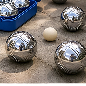 <span class=keywords><strong>Jeu</strong></span> <span class=keywords><strong>de</strong></span> boules <span class=keywords><strong>de</strong></span> <span class=keywords><strong>pétanque</strong></span> en métal électroplaqué avec étui en plastique pour pelouse, jardin et fêtes <span class=keywords><strong>de</strong></span> famille - Product Image 5