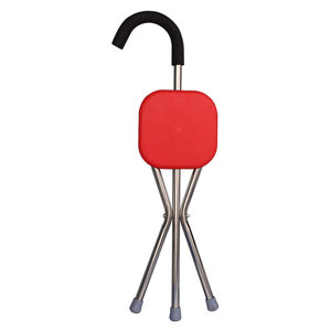 Tabouret pliant Onda Cane 86 cm en acier inoxydable pour personnes âgées - Product Image 1