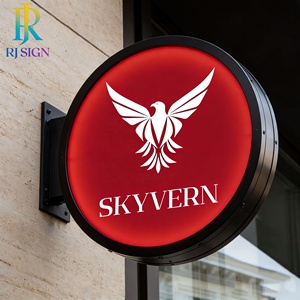 Enseigne LED extérieure à impact élevé, double face, en acrylique, pour taxi, <span class=keywords><strong>agence</strong></span> immobilière, vitrine de bureau - Product Image 2
