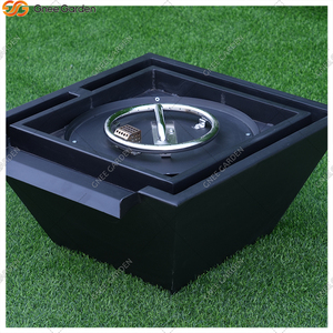 Bassin à feu et à eau en acier corten personnalisable - 2026 Vente chaude Noir Piscine à feu et à eau Poker Écologique Design autoportant - Product Image 4