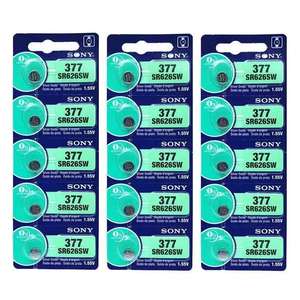 Lot unique de 10 pièces SR626SW 377 SR927SW 395 pile de montre au lithium bouton en oxyde d'argent pour appareils ménagers jouets télécommande - Product Image 5