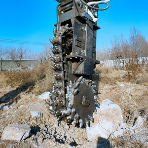 Máquina Ranuradora de Carreteras para Construcción de Túneles, Equipo de Excavación de Alta Potencia con Cadena para Cortar Concreto y Tierra - Product Image 2