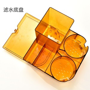 Boîte de rangement pour ustensiles à thé au lait avec compartiments, organisateur de comptoir de bar carré réutilisable pour shaker et outils - Product Image 2