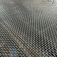 Maille de tamis vibrant en acier au manganèse 65Mn résistante à l'usure, maille de fil ondulé à haute résistance pour le criblage des agrégats de pierre en carrière