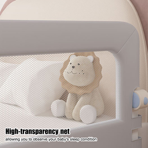 Rào chắn bảo vệ giường trẻ em, gấp gọn, tiện dụng khi đi du lịch, dành cho trẻ sơ sinh và trẻ nhỏ - Product Image 5
