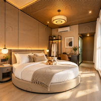 Villa préfabriquée moderne de luxe à 2 étages, maison modulaire à double étage avec toit, cabane mobile Airbnb, hôtel préfabriqué en verre