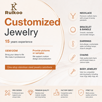 Fabricant de bijoux en acier inoxydable sur mesure OEM ODM Colliers Bracelets Bagues Boucles d'oreilles Chaînes Bijoux de corps Vente en gros