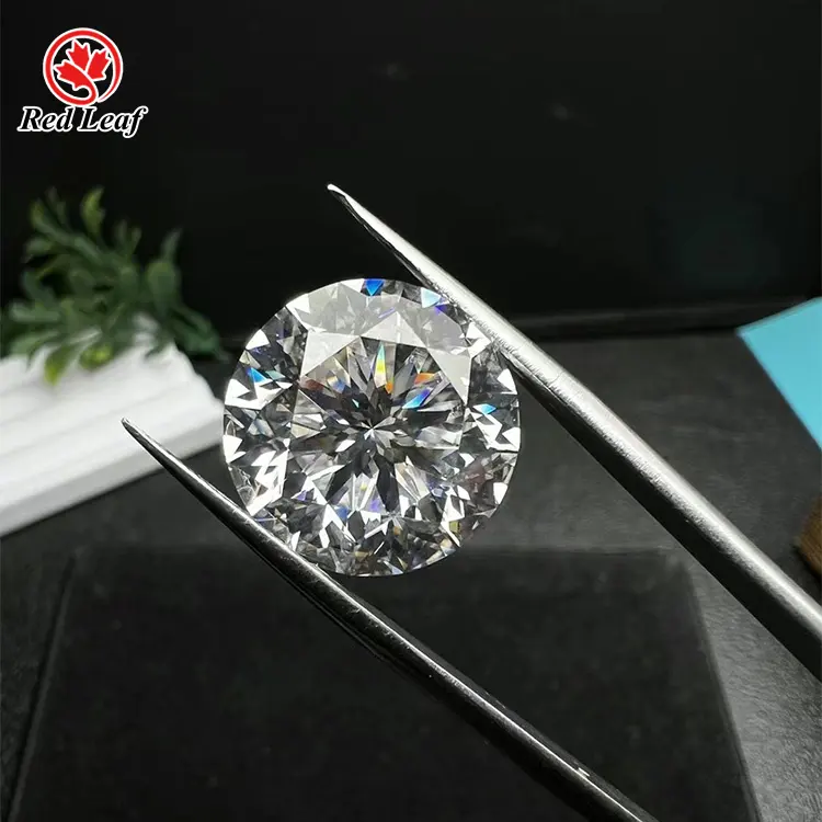 Redleaf Moissanite prezzo all'ingrosso DEF color VVS rotondo taglio brillante GRA certificato diamanti sciolti Moissanite