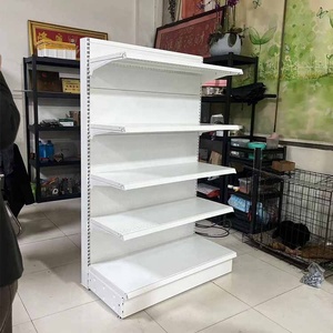 Estanterías Metálicas de Doble Cara Personalizadas de Fábrica <span class=keywords><strong>para</strong></span> Góndolas de Supermercado, Exhibidores Ligeros <span class=keywords><strong>para</strong></span> Minimercados - Product Image 1