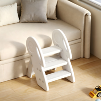 Tabouret pliant en plastique antidérapant à 3 marches pour tout-petits avec poignées, fourni par l'usine, pour importateurs, distributeurs et grossistes