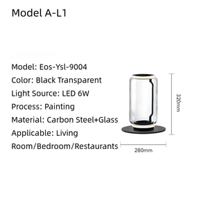 Thiết kế hiện đại Đèn sàn thủy tinh tối giản hiện đại với nguồn sáng LED cho phòng khách hoặc phòng ngủ - Product Image 5