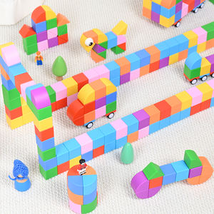 Mainan Tren Terbaru Magplayer Kubus Magnetik Set Mainan STEM Puzzle Magnet Mainan Blok Bangunan Magnetik untuk Balita Anak-anak - Product Image 4