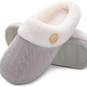 สินค้าขายดีประจำปี <span class=keywords><strong>2026</strong></span> รองเท้าใส่ในบ้านสำหรับฤดูหนาว ผู้หญิง ผู้ชาย พื้นรองเท้า EVA พร้อมเมมโมรี่โฟม ระบายอากาศได้ดี บุผ้ากำมะหยี่ รองเท้าแตะใส่ในบ้าน - Product Image 4