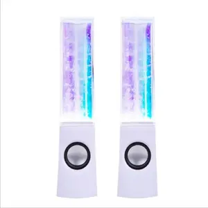 Hot Sale USB Dancing Wasser lautsprecher Stereo 2.0 Tragbarer Laptop-Lautsprecher mit buntem LED-Licht