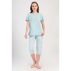 Combinaison de nuit ovale à manches courtes et col rond pour femme, taille XXL - Product Image 4