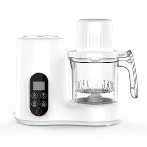 Máquina automática de comida para bebê 7 em 1 novo estilo e aquecedor de mamadeira a vapor com tela de toque digital