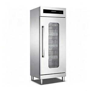 Armadio di Disinfezione Verticale Commerciale in Acciaio Inox a 1/2/3 Porte, Grande Capacità, Circolazione d'Aria Calda ad Alta Temperatura - Product Image 3