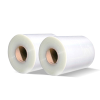 Film composite plastique imprimé haute barrière facile à décoller PET CPP PET PE en rouleau pour machine de scellage de barquettes alimentaires (viande)